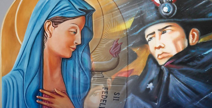 Il SIC affida i Carabinieri alla materna protezione della Patrona, la “Virgo Fidelis”, e ricorda l’epica battaglia di Culqualber