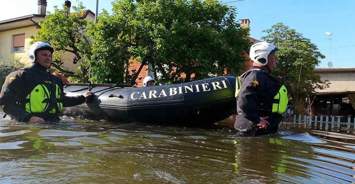 Il SIC è vicino a tutti i Carabinieri impegnati nel nubifragio che ha colpito la zona del maceratese