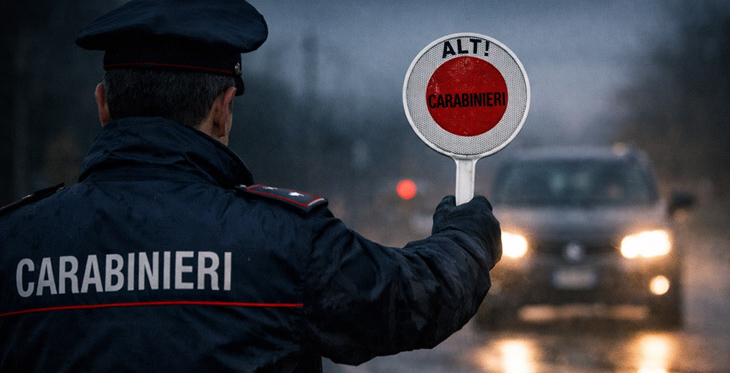 Posto di controllo Carabinieri
