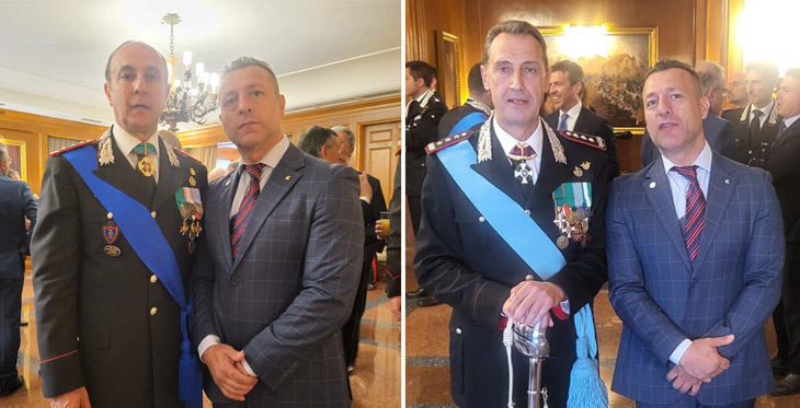 Avvicendamento nella carica del Vice Comandante dell’Arma dei Carabinieri. Presente alla cerimonia il Segretario Generale del SIC Luigi Pettineo