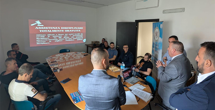 Sardegna, 16 Settembre 2024. Assemblea sindacale del SIC presso la Compagnia Carabinieri di Macomer (NU)