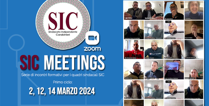 Concluso il I ciclo dei SIC MEETING, serie di incontri formativi per i quadri sindacali SIC