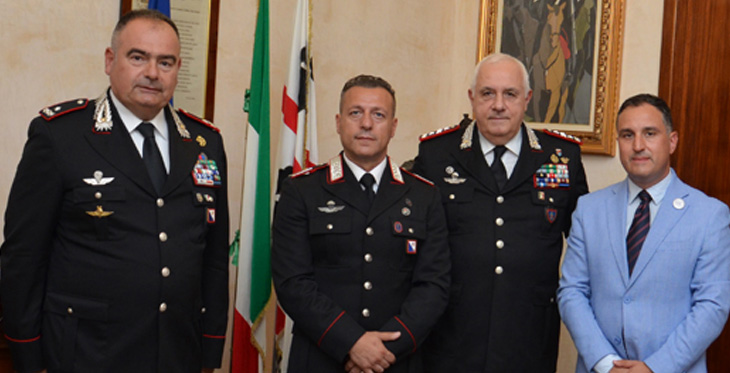 Il SIC presente alla visita del Comandante Generale dell’Arma dei Carabinieri presso il Comando Compagnia Carabinieri di Quartu Sant’Elena (CA) e presso la caserma “Zuddas”, sede del Comando Legione Carabinieri Sardegna