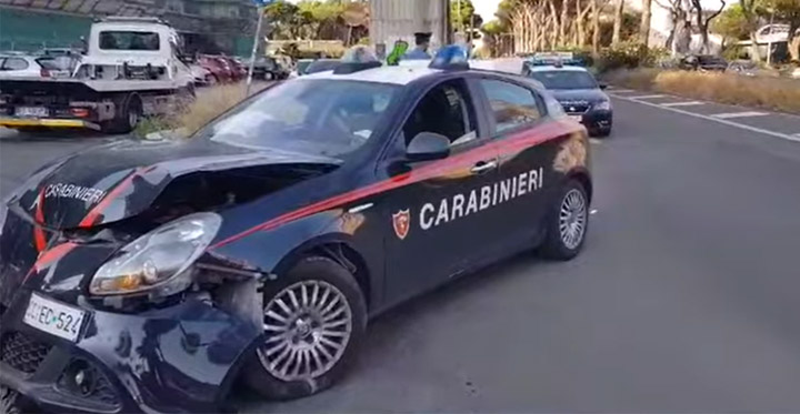 Rocambolesco inseguimento di ladri d’appartamento ad ostia, altri due Carabinieri feriti